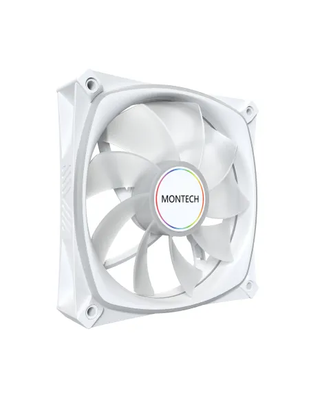 Montech RX120 PRO Case per computer Ventilatore 12 cm Bianco 1 pz