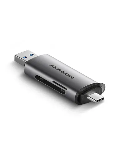 Axagon CRE-SAC lettore di schede USB 3.0 Type-A Type-C Grigio