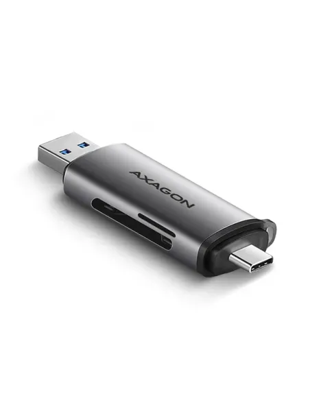 Axagon CRE-SAC lettore di schede USB 3.0 Type-A Type-C Grigio