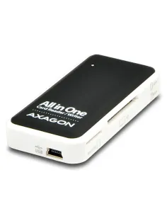 Axagon CRE-X1 lettore di schede USB 2.0 Nero, Bianco