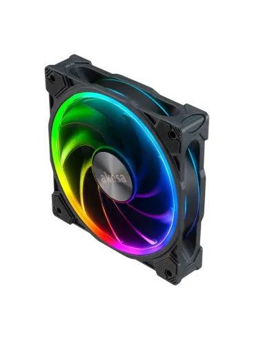 Akasa SOHO AR Case per computer Ventilatore 12 cm Nero, Trasparente 1 pz