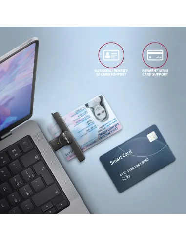 Axagon CRE-SMPA lettore di card readers Interno USB USB 2.0 Nero