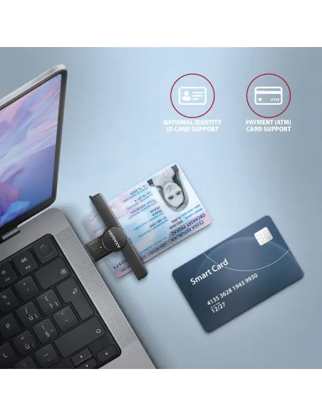 Axagon CRE-SMPA lettore di card readers Interno USB USB 2.0 Nero