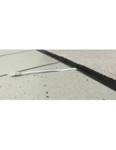 InLine Cavo patch Lan piatto, U UTP, Cat.6, nero, 1,5m 2