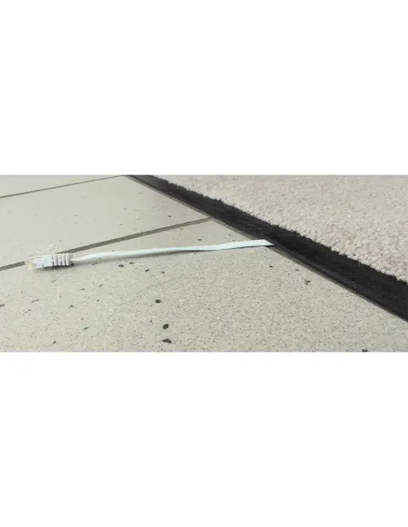 InLine Cavo patch Lan piatto, U UTP, Cat.6, nero, 1,5m