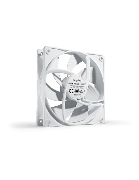 be quiet! Pure Wings 3 120mm PWM White Case per computer Ventilatore 12 cm Bianco 1 pz