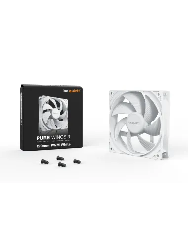 be quiet! Pure Wings 3 120mm PWM White Case per computer Ventilatore 12 cm Bianco 1 pz