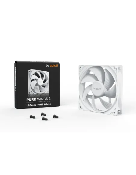 be quiet! Pure Wings 3 120mm PWM White Case per computer Ventilatore 12 cm Bianco 1 pz