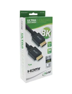 InLine Cavo HDMI Ultra High Speed, 8K4K, M M, 1m 2