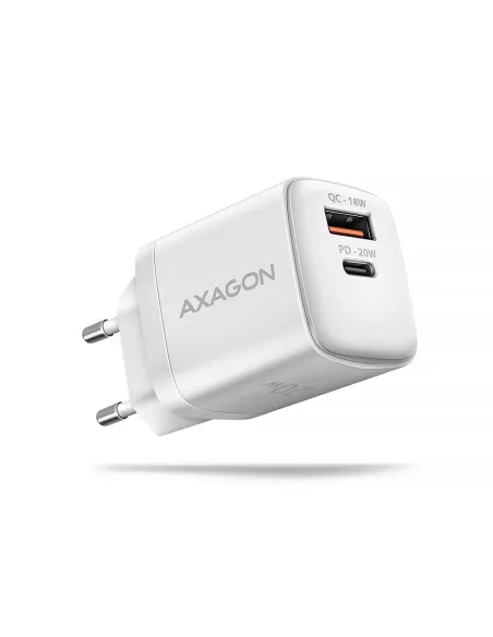Axagon ACU-PQ20W Caricabatterie per dispositivi mobili Universale Bianco AC Ricarica rapida Interno