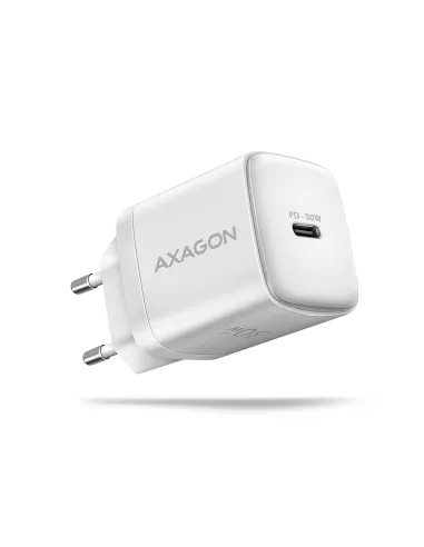 Axagon ACU-PD30W wall charger 1x QC3.0 AFC FCP PD type-C 30W white Telefono cellulare, Smartphone, Orologio intelligente,