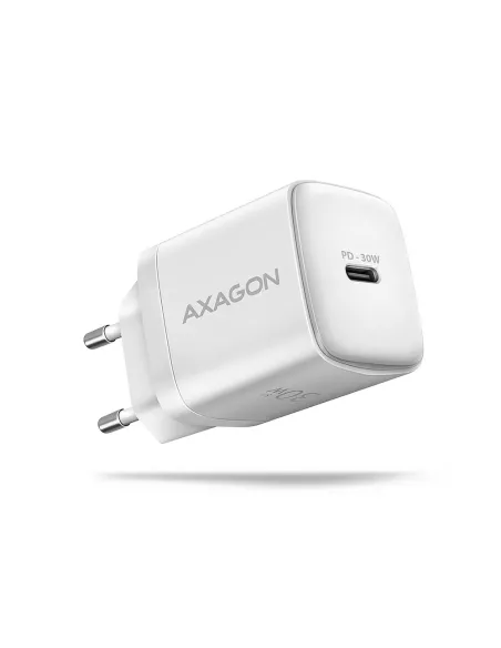 Axagon ACU-PD30W wall charger 1x QC3.0 AFC FCP PD type-C 30W white Telefono cellulare, Smartphone, Orologio intelligente,