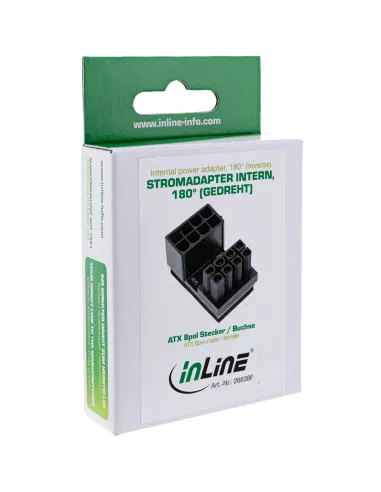 InLine adattatore interno, 180° ATX 8pin maschio femmina (inverso)