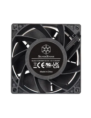 Silverstone FHS 80X Case per computer Ventilatore 8 cm Nero 1 pz