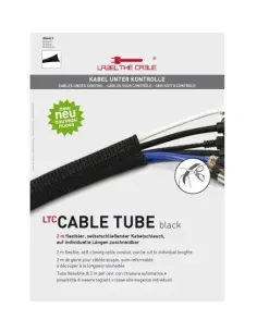 Label-the-cable CABLE TUBE fascetta Poliestere Nero 1 pz
