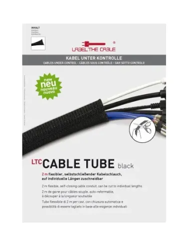 Label-the-cable CABLE TUBE fascetta Poliestere Nero 1 pz