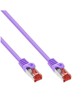 InLine Cavo patch Lan, S FTP (PiMf), Cat.6, 250 MHz, PVC, CU, viola, 5m
