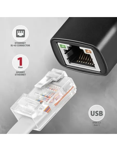 Axagon ADE-ARC USB-C 3.2 Gen 1 - Gigabit Ethernet 10 100 1000 Adapter - Adapter - Digital Daten 1000 Mbit s