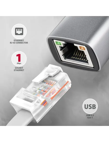 Axagon ADE-TXPD scheda di rete e adattatore Ethernet 1000 Mbit s