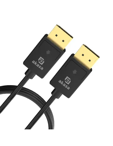 Akasa AK-CBDP26-20BK cavo DisplayPort 2 m Nero