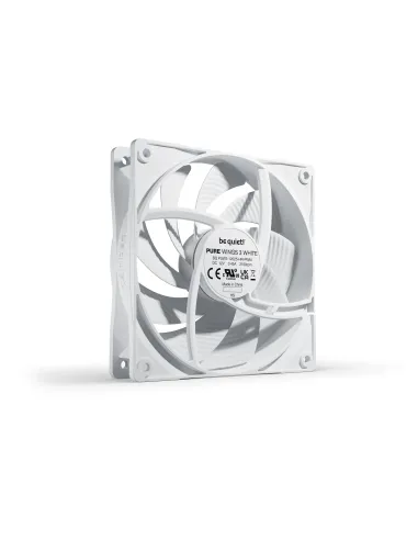 be quiet! Pure Wings 3 120mm PWM high-speed White Case per computer Ventilatore 12 cm Bianco 1 pz