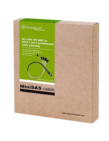 Silverstone CPS03 0,5 m Nero