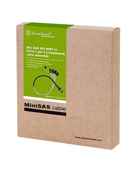 Silverstone CPS03 0,5 m Nero