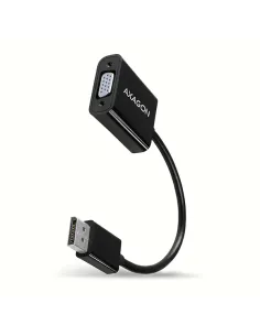 Axagon RVD-VGN cavo e adattatore video 0,15 m DisplayPort VGA (D-Sub) Nero