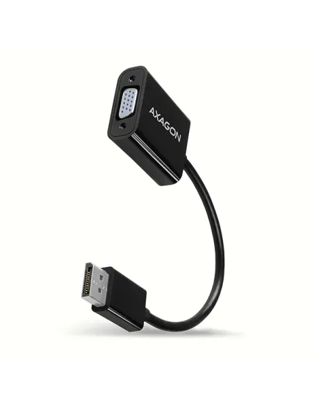 Axagon RVD-VGN cavo e adattatore video 0,15 m DisplayPort VGA (D-Sub) Nero