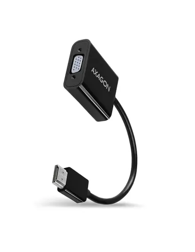 Axagon RVH-VGAN cavo e adattatore video 0,15 m HDMI tipo A (Standard) VGA (D-Sub) Nero