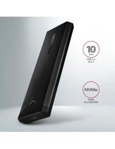 Axagon EEM2-UB2 contenitore di unità di archiviazione Box esterno SSD Nero M.2 2
