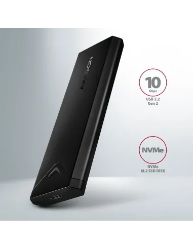 Axagon EEM2-UB2 contenitore di unità di archiviazione Box esterno SSD Nero M.2