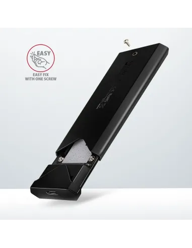 Axagon EEM2-UB2 contenitore di unità di archiviazione Box esterno SSD Nero M.2