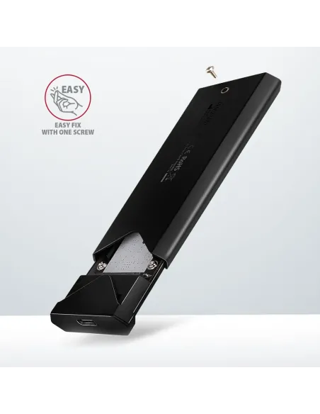 Axagon EEM2-UB2 contenitore di unità di archiviazione Box esterno SSD Nero M.2