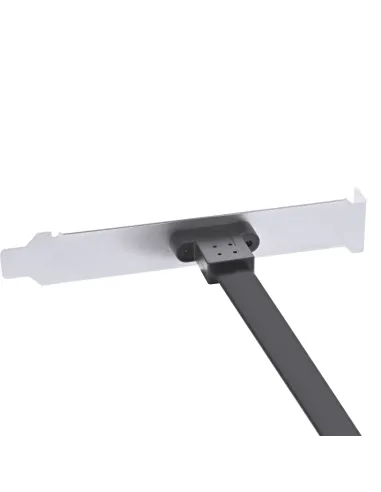 InLine Staffa per slot PCI, USB-C a USB 3.2 pannello frontale Key-A, 0,5m