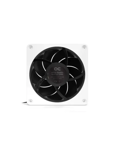 Alphacool Apex Stealth Metall Case per computer Ventilatore 12 cm Bianco 1 pz