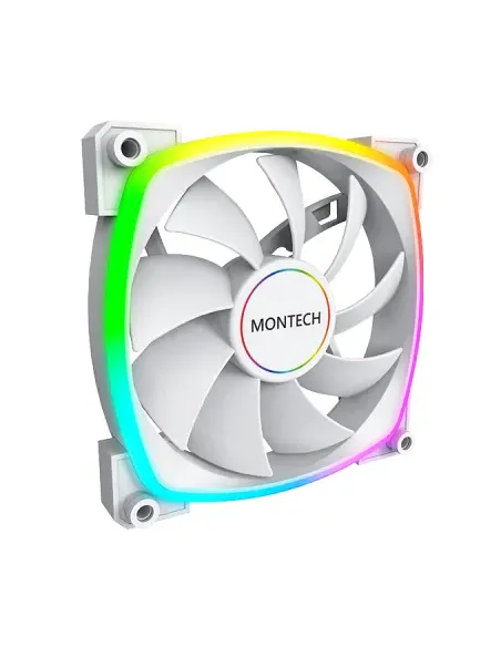 Montech AX140 PWM Case per computer Ventilatore 14 cm Bianco 1 pz