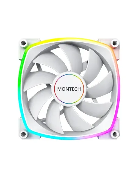 Montech AX140 PWM Case per computer Ventilatore 14 cm Bianco 1 pz