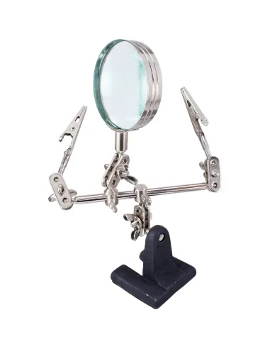 InLine Supporto da banco snodabile per circuiti integrati con lente