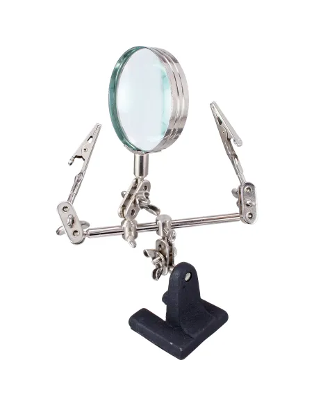 InLine Supporto da banco snodabile per circuiti integrati con lente