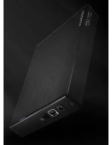 Axagon EE35-XA3 contenitore di unità di archiviazione Custodia per Disco Rigido (HDD) Nero 3.5"