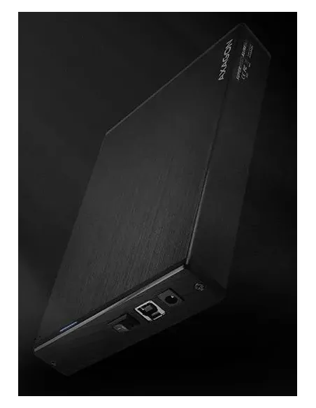 Axagon EE35-XA3 contenitore di unità di archiviazione Custodia per Disco Rigido (HDD) Nero 3.5"
