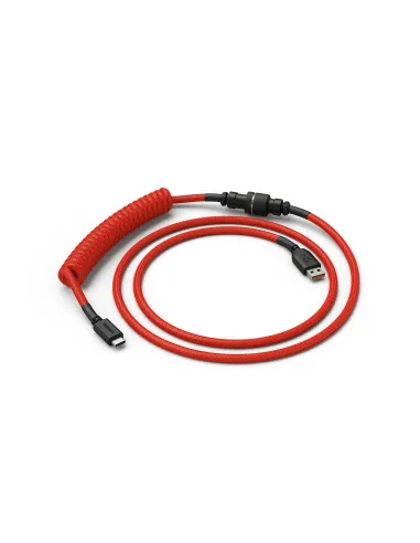 Glorious Gaming Coiled Rosso 1,37 m