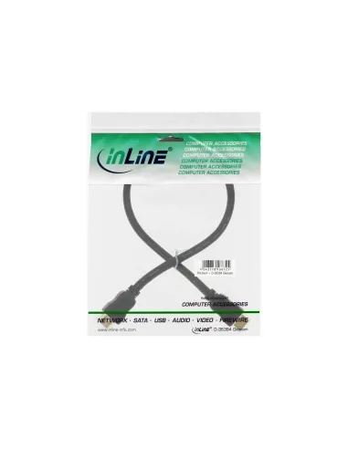 InLine Cavo HDMI High Speed con Ethernet, 3m, dorato