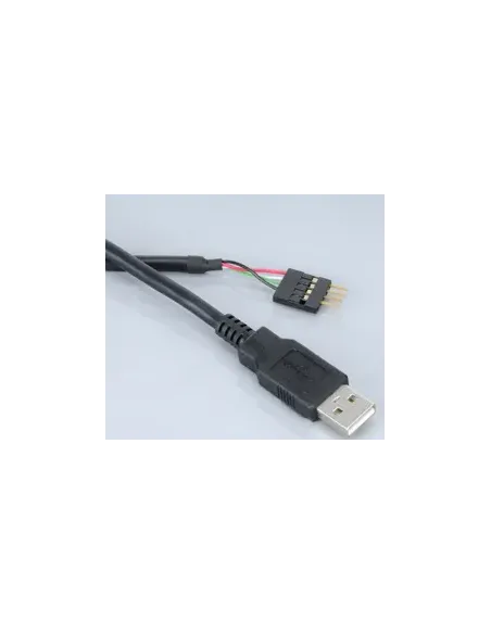 Akasa 0.4m USB (A) cavo USB 0,4 m USB A Nero