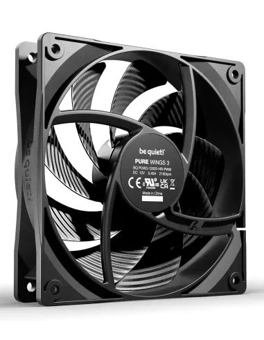 be quiet! Pure Wings 3 120mm PWM high-speed Case per computer Ventilatore 12 cm Nero 1 pz