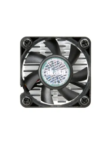 Akasa AK-210-BK sistema di raffreddamento per computer Circuiti integrati Refrigeratore 4 cm Nero 1 pz