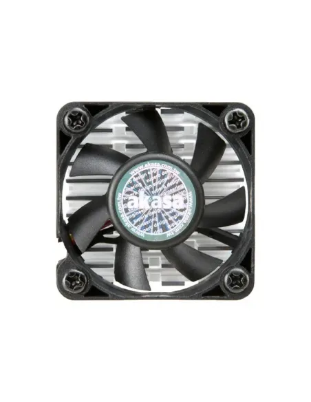 Akasa AK-210-BK sistema di raffreddamento per computer Circuiti integrati Refrigeratore 4 cm Nero 1 pz