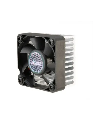 Akasa AK-210-BK sistema di raffreddamento per computer Circuiti integrati Refrigeratore 4 cm Nero 1 pz