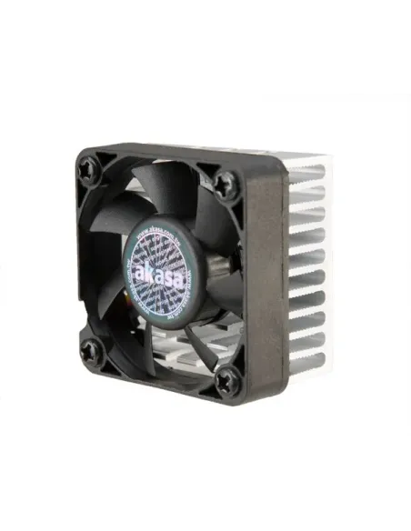 Akasa AK-210-BK sistema di raffreddamento per computer Circuiti integrati Refrigeratore 4 cm Nero 1 pz